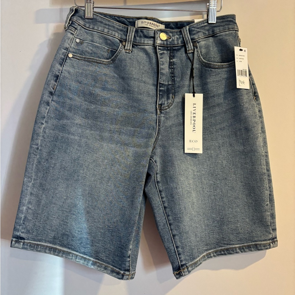 Liverpool Blue Denim Jean Short